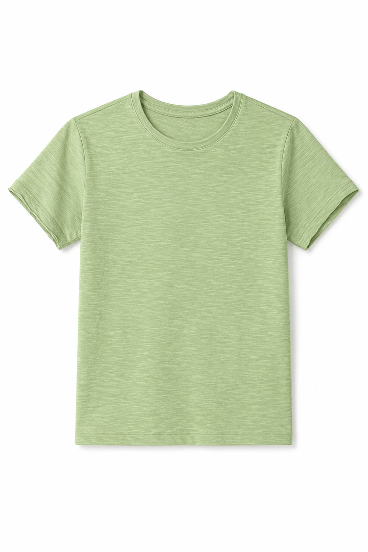NONBRANDED YOUTH SLUB TSHIRT