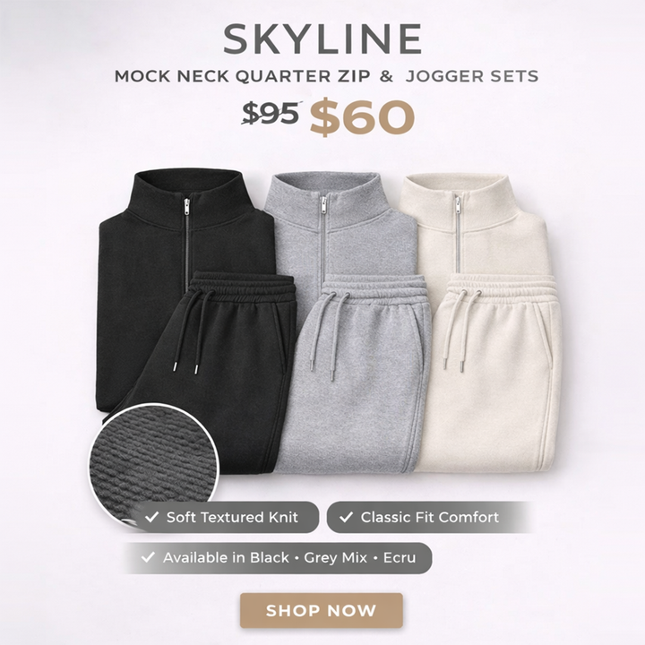 SKYLINE 3/4 MOCKNECK JACKET & JOGGER PREPACK