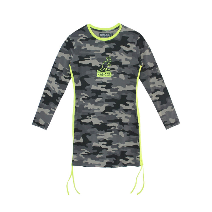 Kangol Camo Perfect Fit Dress with Long Sleeves - Fashion Hub Club