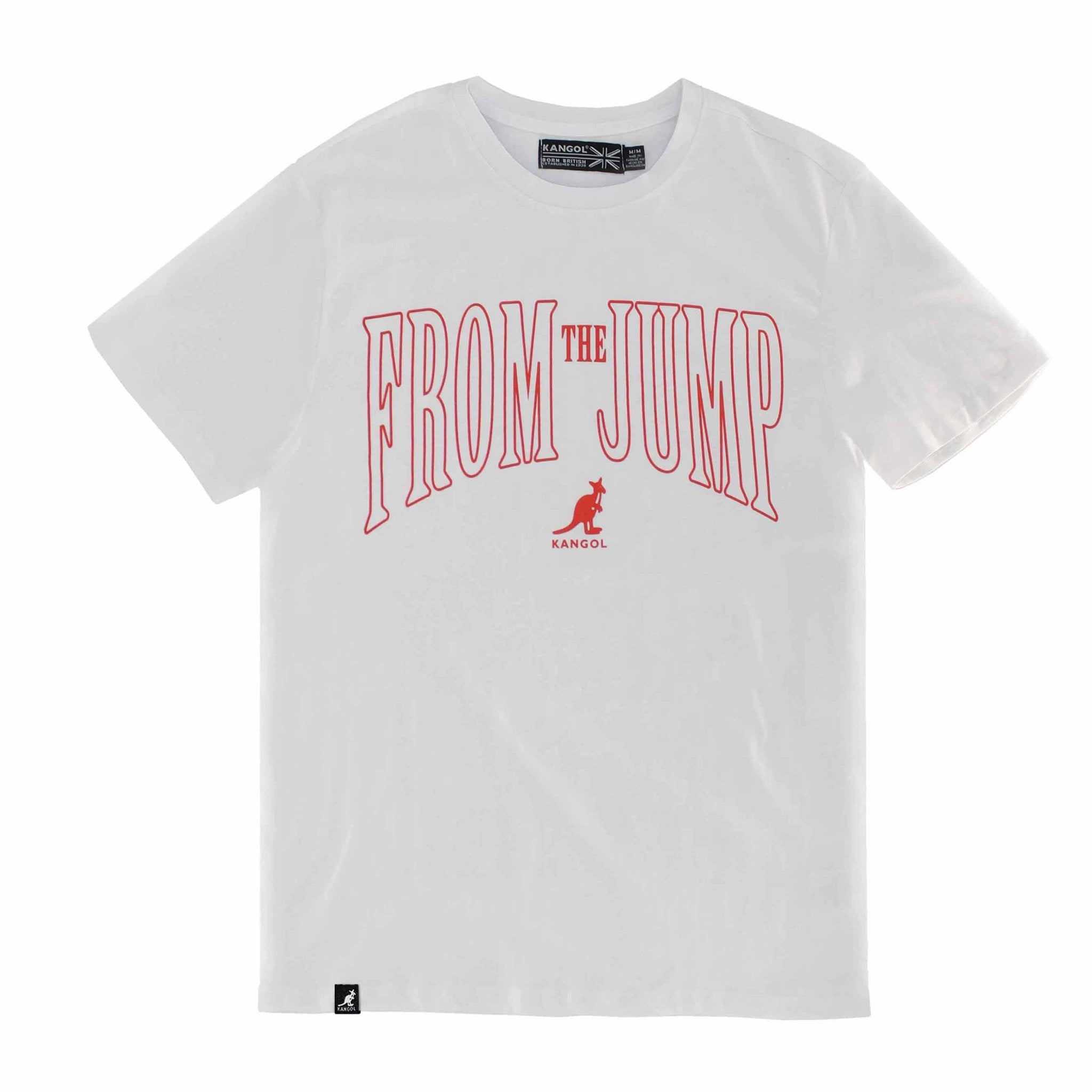 KANGOL FULLY OUTLINED PRINTED SHORT SLEEVE TEE - Fashion Hub Club