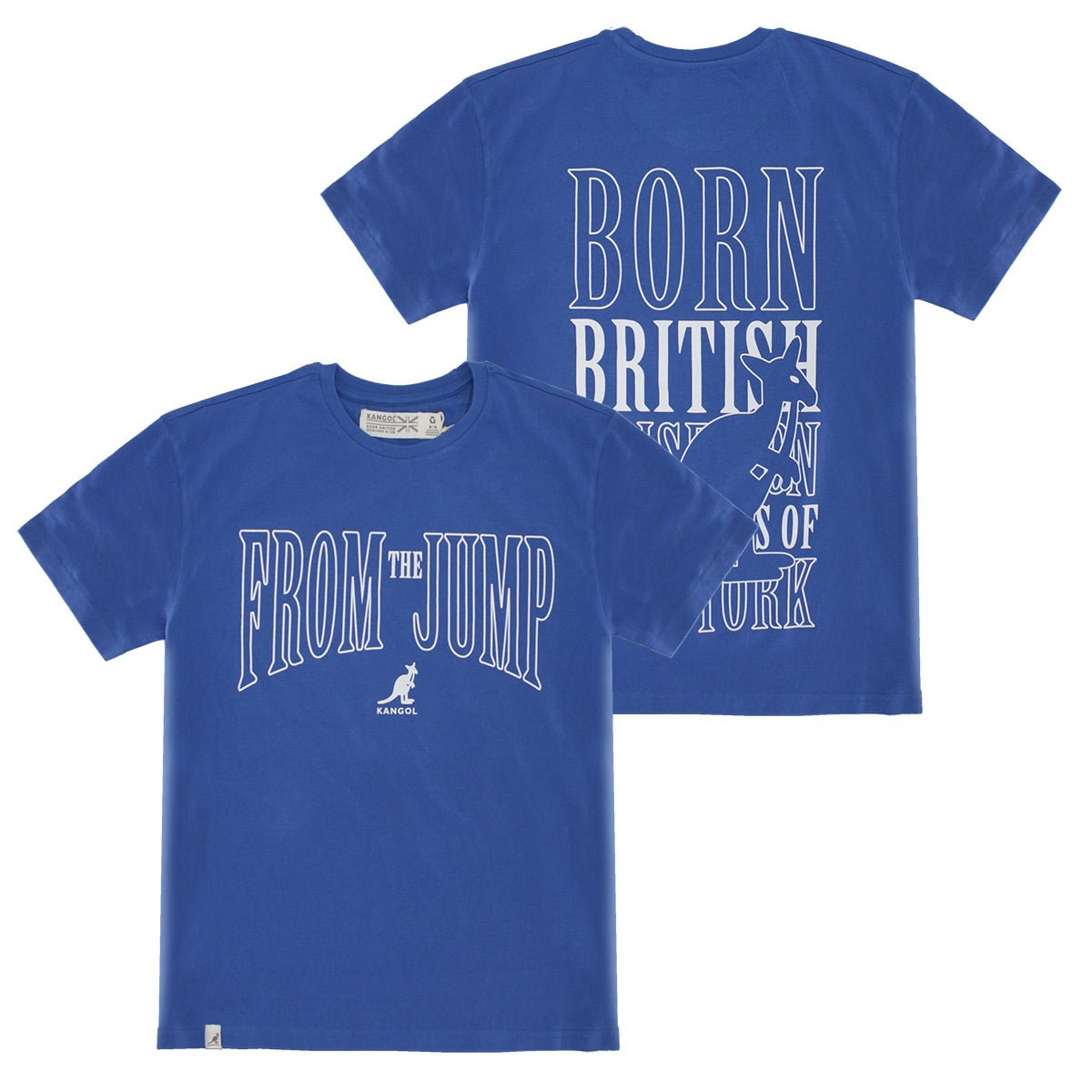 KANGOL FULLY OUTLINED PRINTED SHORT SLEEVE TEE - Fashion Hub Club