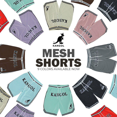 Kangol Game Day Mesh Basketball Shorts - Fashion Hub Club