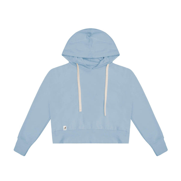 Kangol Ladies Recycled Fleece Crop Hoodie - Fashion Hub Club