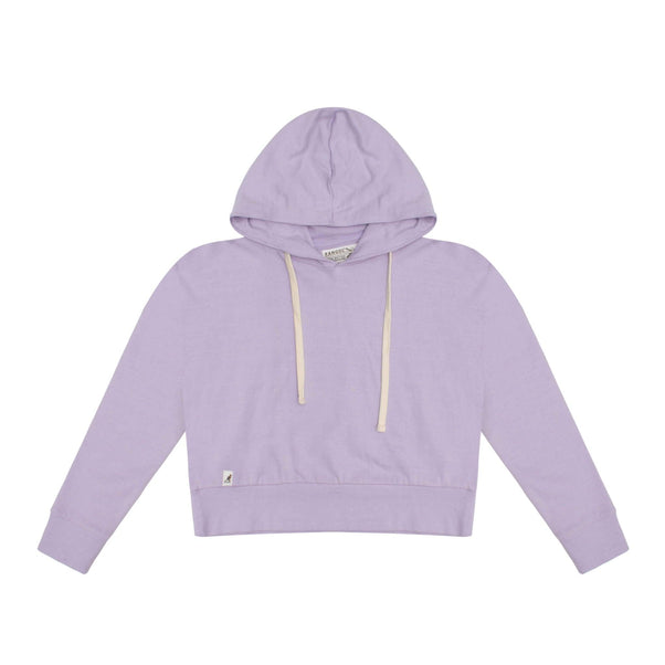 Kangol Ladies Recycled Fleece Crop Hoodie - Fashion Hub Club