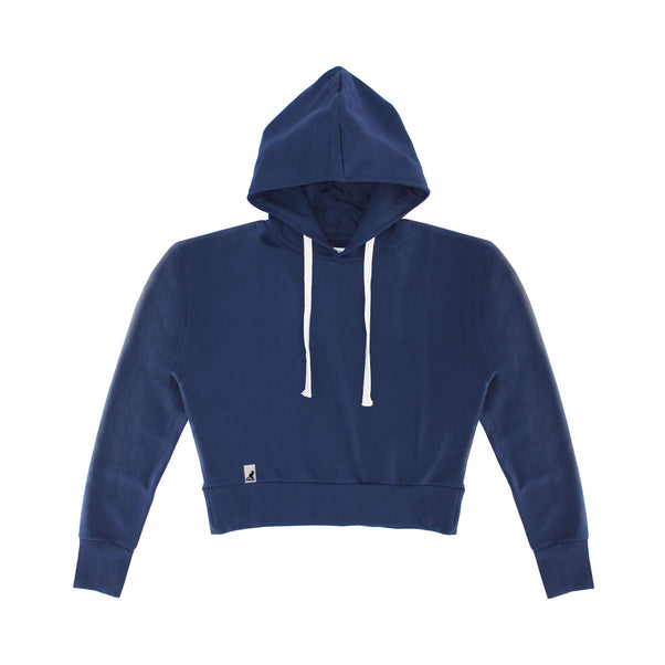 Kangol Ladies Recycled Fleece Crop Hoodie - Fashion Hub Club