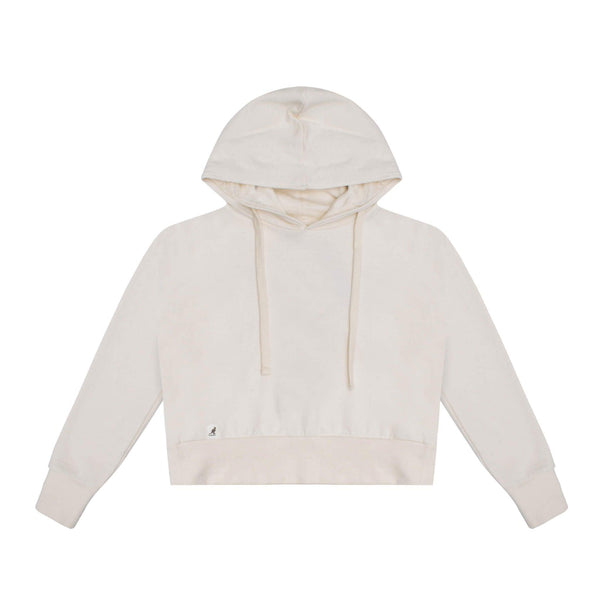 Kangol Ladies Recycled Fleece Crop Hoodie - Fashion Hub Club