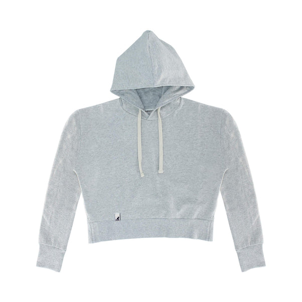 Kangol Ladies Recycled Fleece Crop Hoodie - Fashion Hub Club