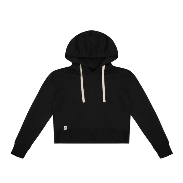 Kangol Ladies Recycled Fleece Crop Hoodie - Fashion Hub Club