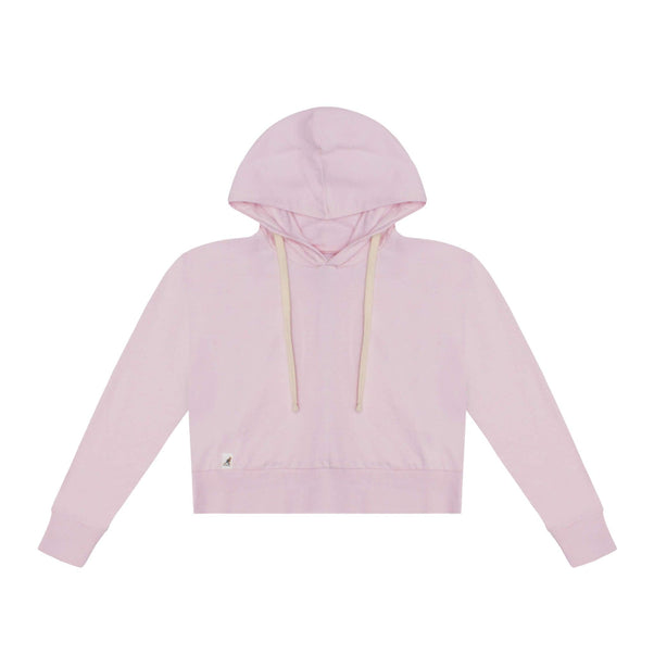 Kangol Ladies Recycled Fleece Crop Hoodie - Fashion Hub Club