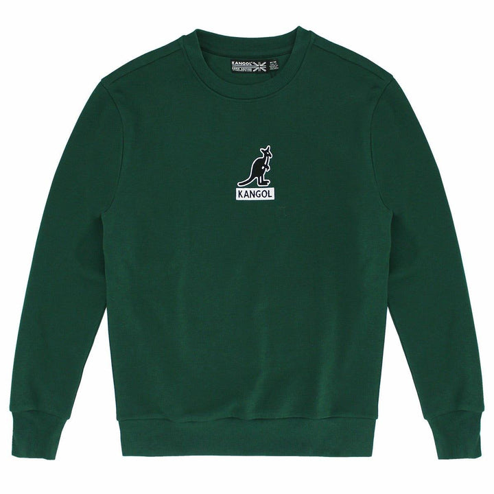 Kangol Logo Basics Popover Crewneck Fleece Sweatshirt - Fashion Hub Club