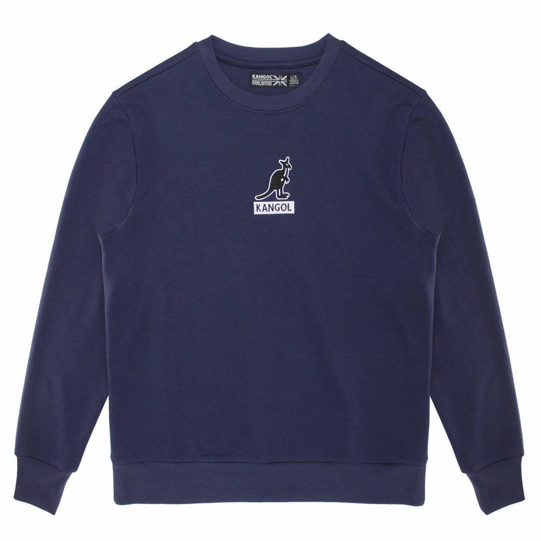 Kangol Logo Basics Popover Crewneck Fleece Sweatshirt - Fashion Hub Club