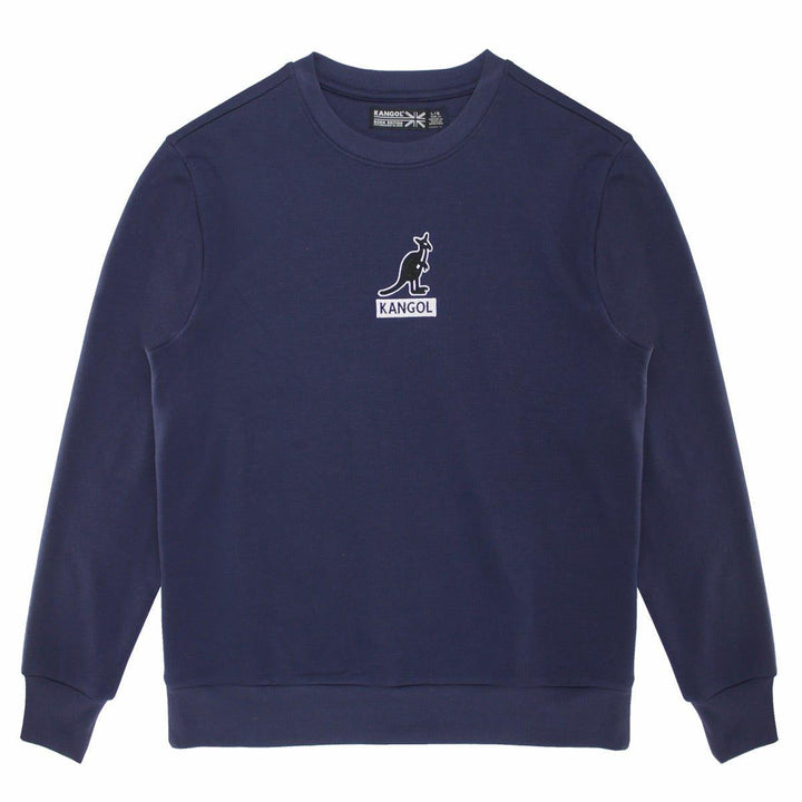 Kangol Logo Basics Popover Crewneck Fleece Sweatshirt - Fashion Hub Club