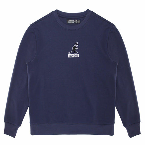 Kangol Logo Basics Popover Crewneck Fleece Sweatshirt - Fashion Hub Club