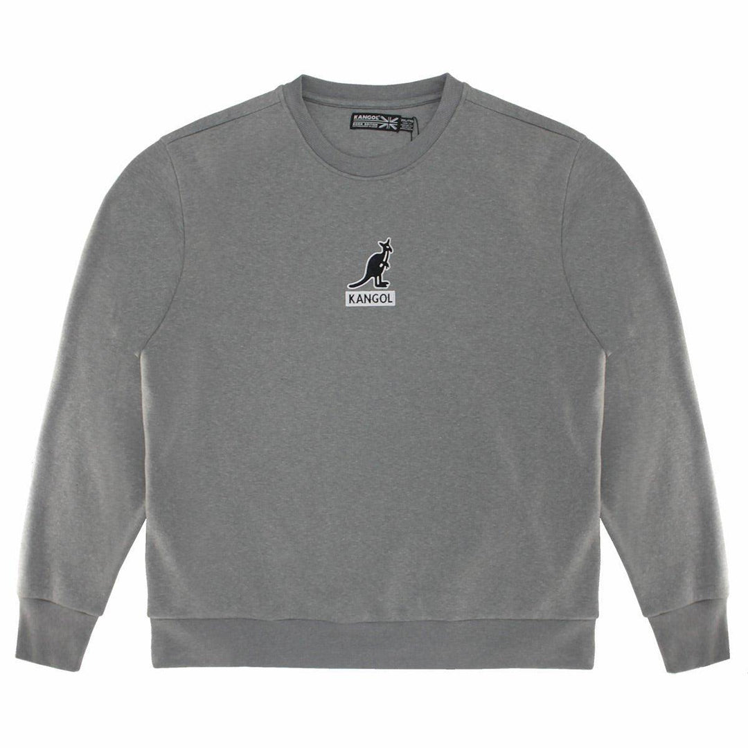 Kangol Logo Basics Popover Crewneck Fleece Sweatshirt - Fashion Hub Club