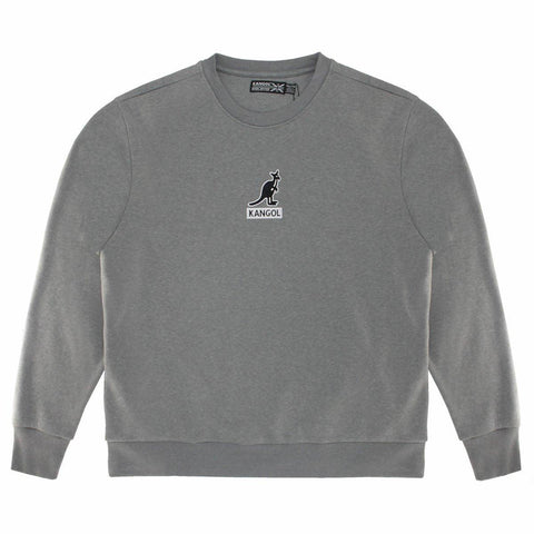 Kangol Logo Basics Popover Crewneck Fleece Sweatshirt - Fashion Hub Club