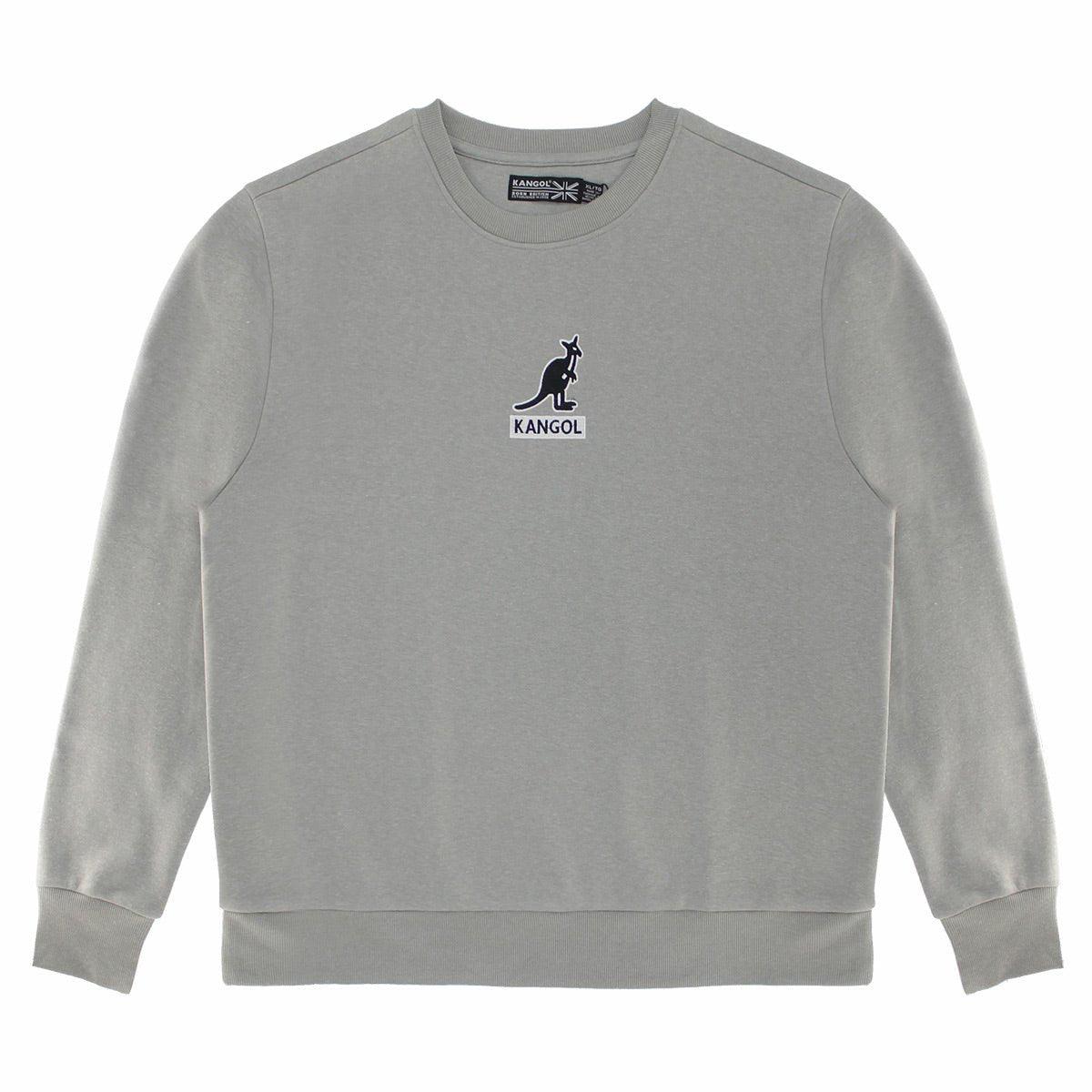Kangol Logo Basics Popover Crewneck Fleece Sweatshirt - Fashion Hub Club