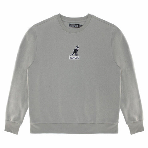 Kangol Logo Basics Popover Crewneck Fleece Sweatshirt - Fashion Hub Club