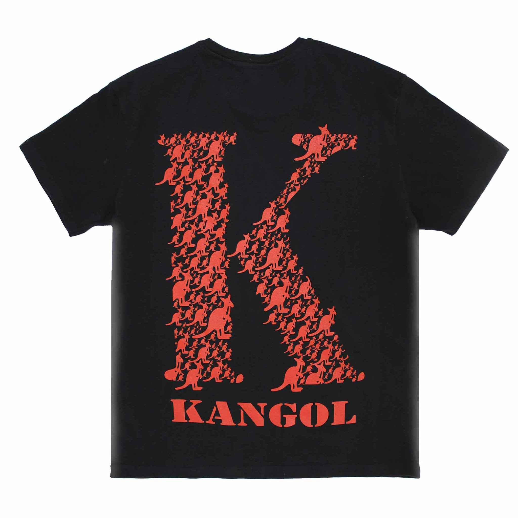 KANGOL LOGO'D OUT K PRINTED SHORT SLEEVE TEE - Fashion Hub Club
