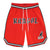 Kangol Red Basketball Shorts - Fashion Hub Club