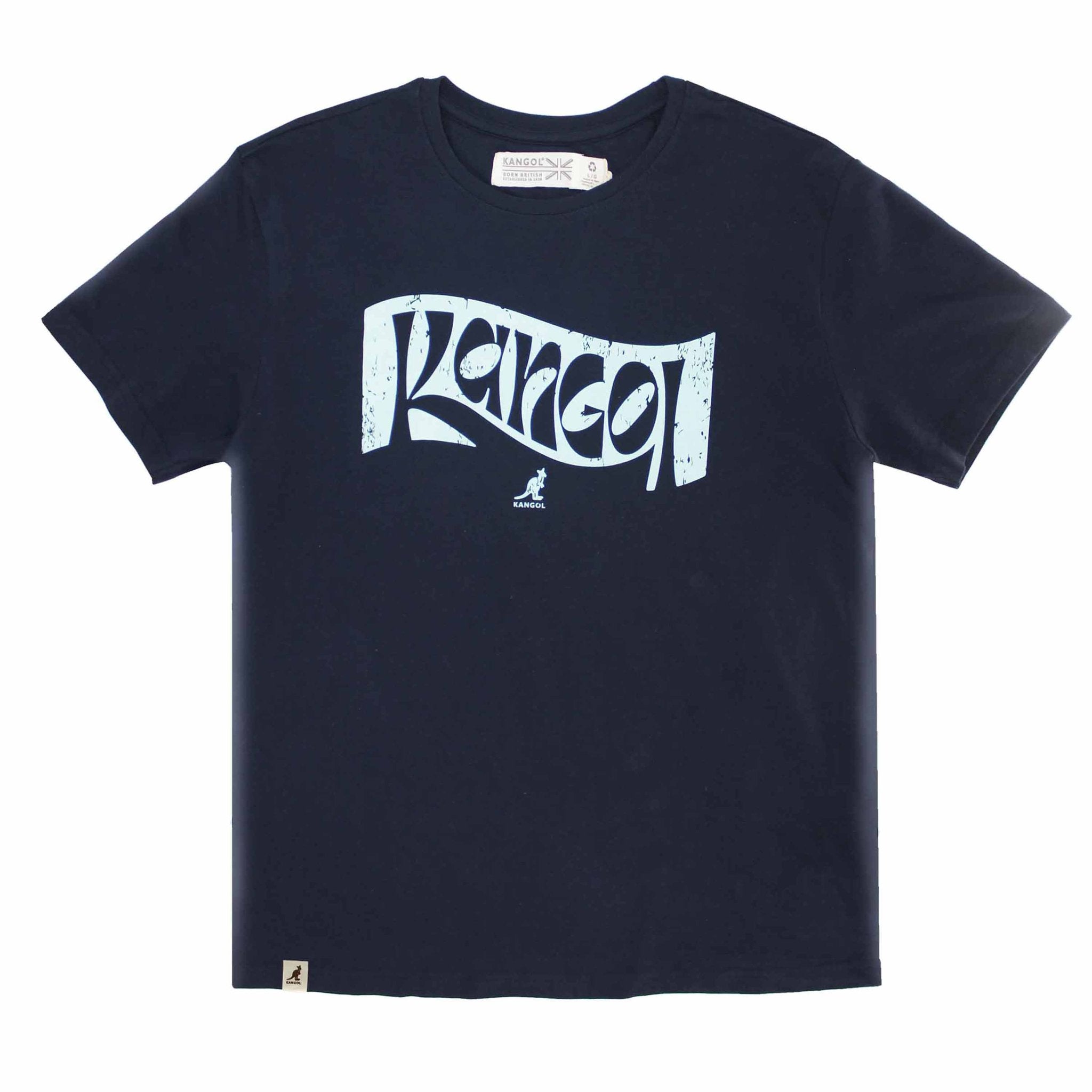 KANGOL SUPER WAVY PRINTED SHORT SLEEVE TEE - Fashion Hub Club