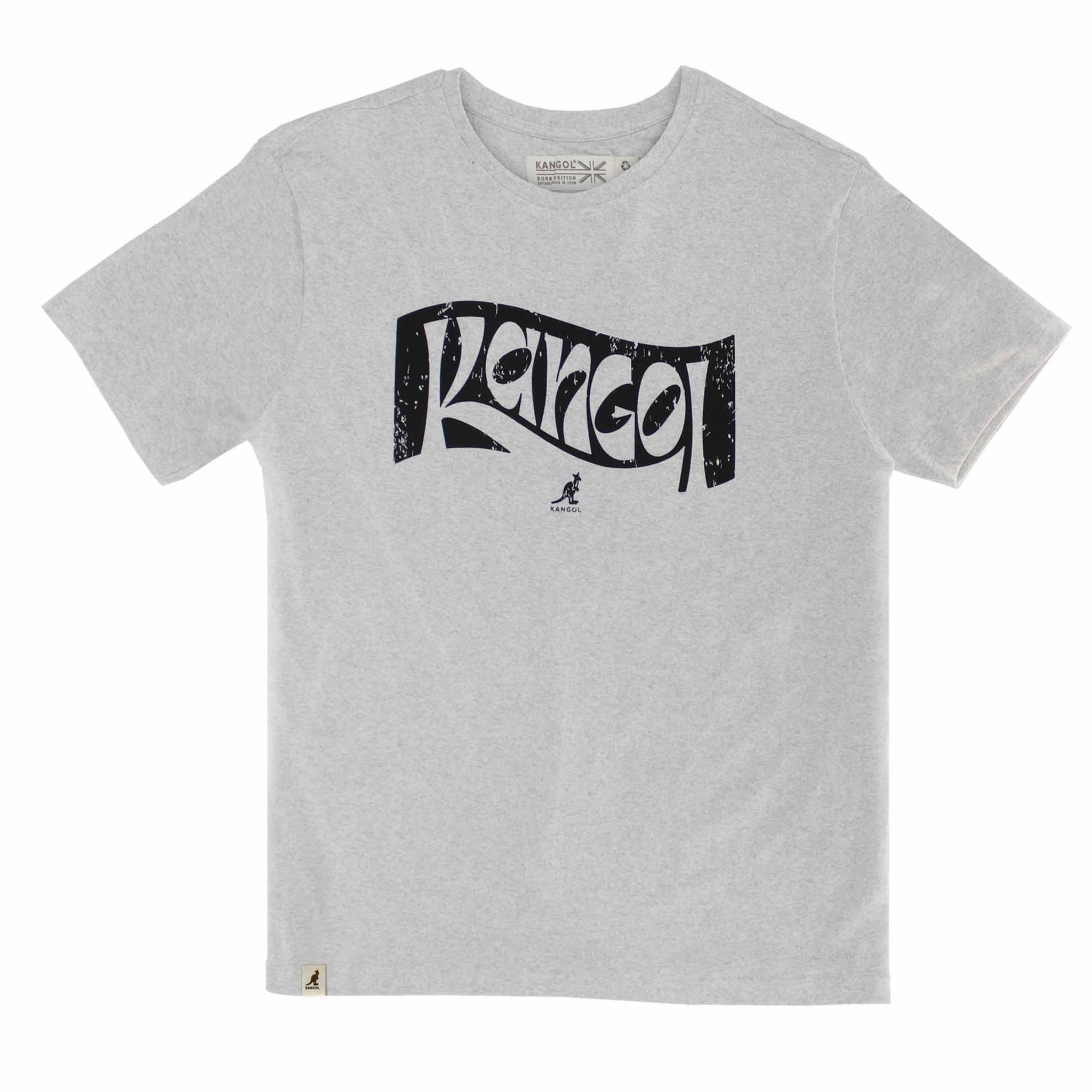 KANGOL SUPER WAVY PRINTED SHORT SLEEVE TEE - Fashion Hub Club
