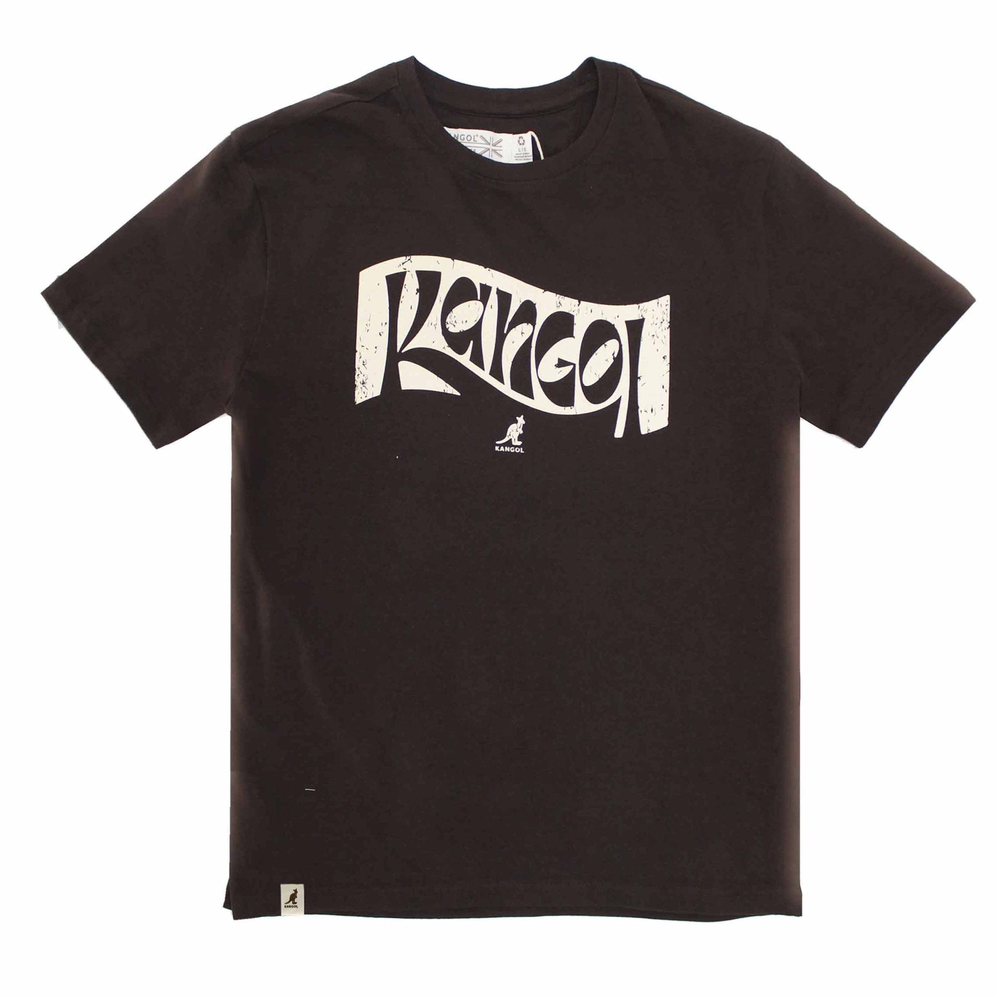 KANGOL SUPER WAVY PRINTED SHORT SLEEVE TEE - Fashion Hub Club