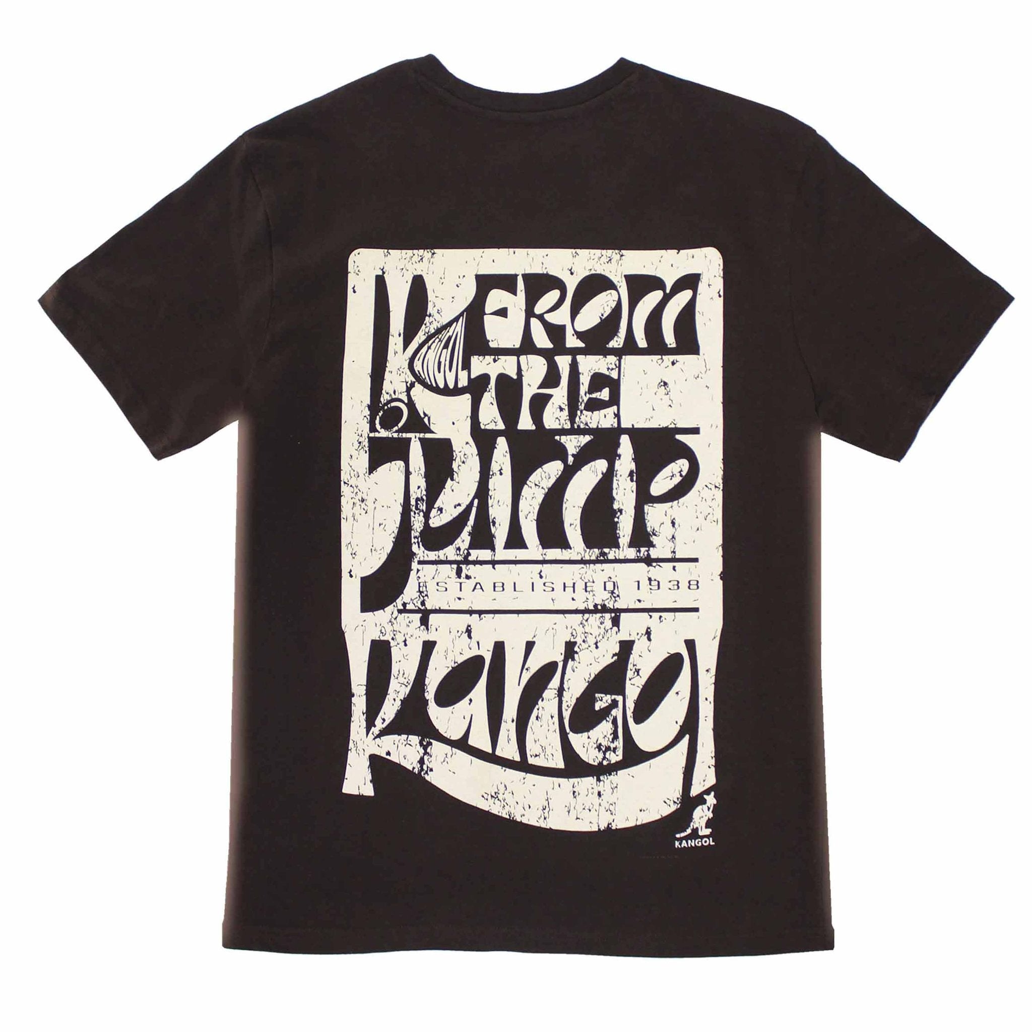 KANGOL SUPER WAVY PRINTED SHORT SLEEVE TEE - Fashion Hub Club