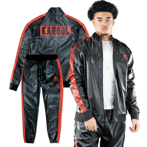 Kangol Vegan Leather Jacket - Fashion Hub Club