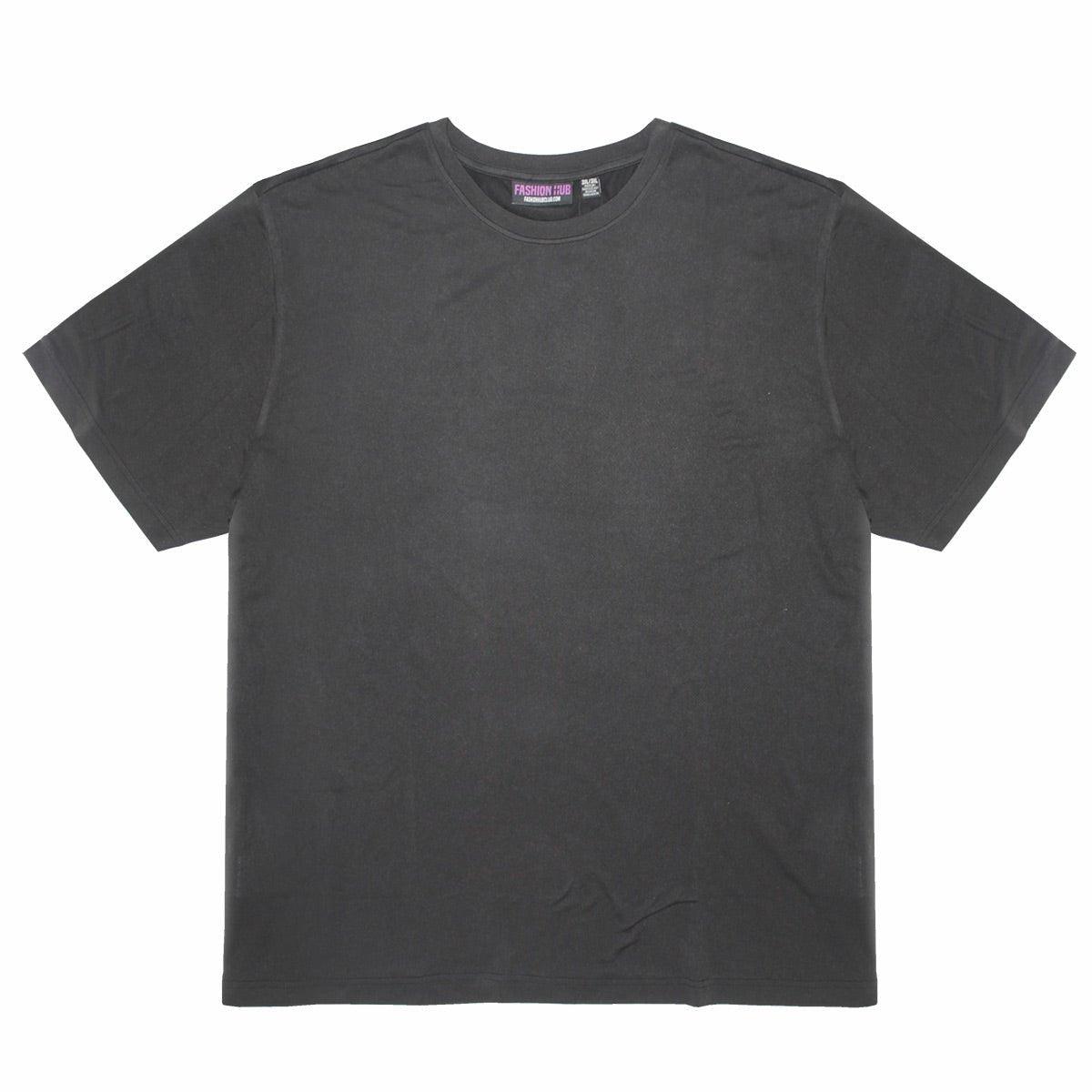 Slate Better Basics Ultra-Soft Crewneck Short Sleeve T-Shirt by Fashion Hub - Fashion Hub Club